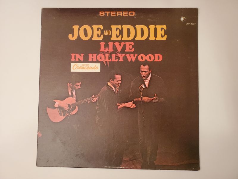 Joe and Eddie Live in Hollywood vinyl record